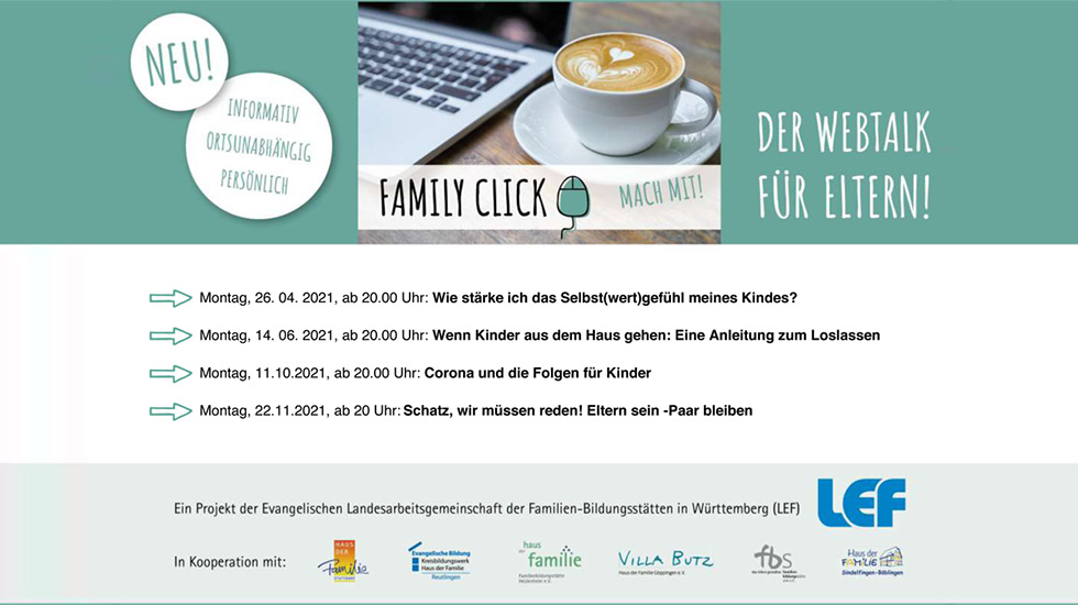 FAMILY CLICK – Der Web-Talk für Eltern