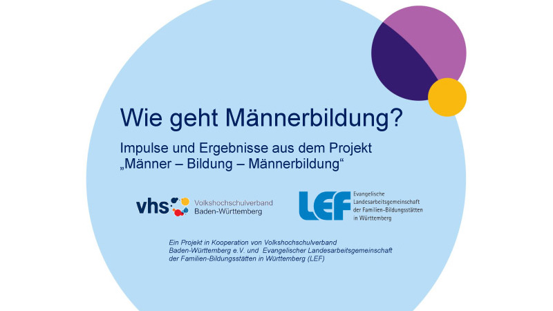 Projekt Männerbildung